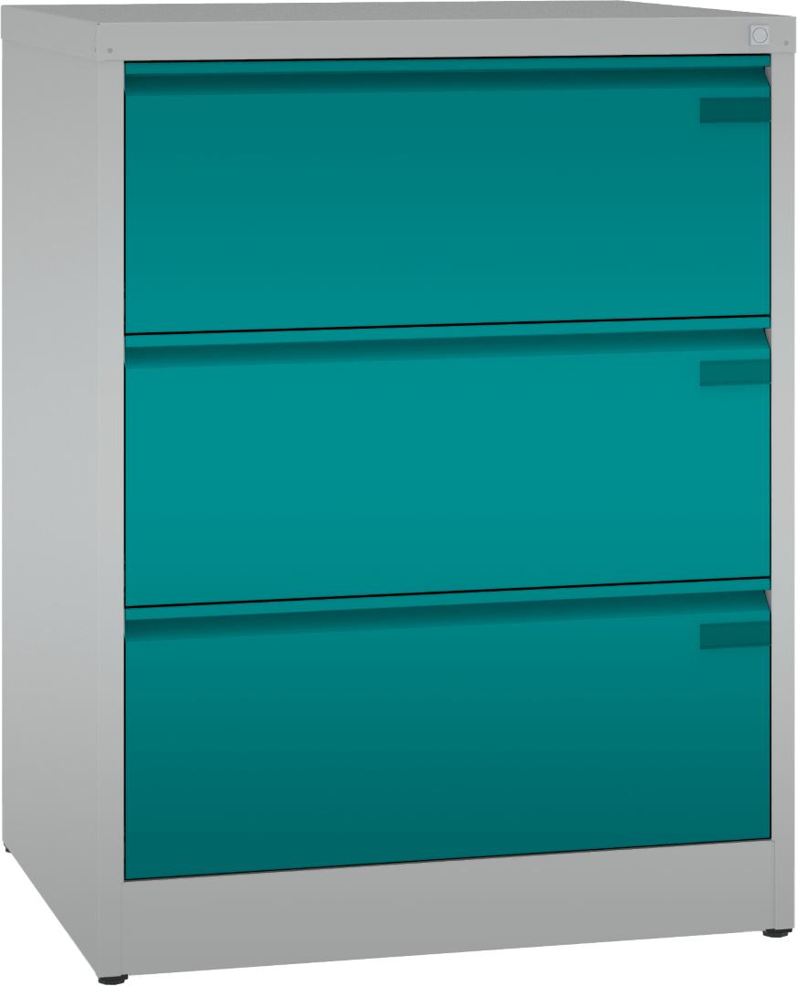 Hängeregister mit 3 Schubladen - A4  1007 x 775 x 633 mm (HxBxT)