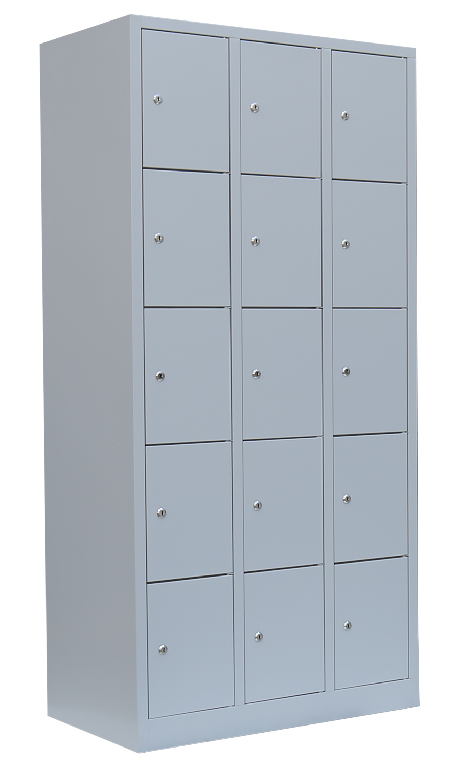 Schließfachschrank - 3 Abteile - 15 Fächer - 1800x885x500 mm (HxBxT)