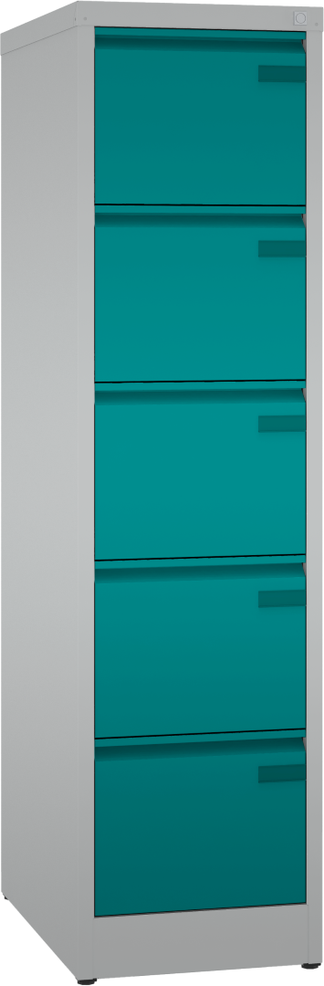 Hängeregister mit 5 Schubladen - A4 1578 x 415 x 633 mm  (HxBxT)