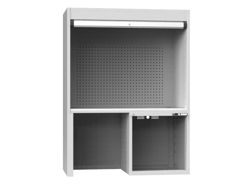 Prüfarbeitsplatz - KZ - KORPUS - mit Fuß -  1969x1462x753 mm (HxBxT)