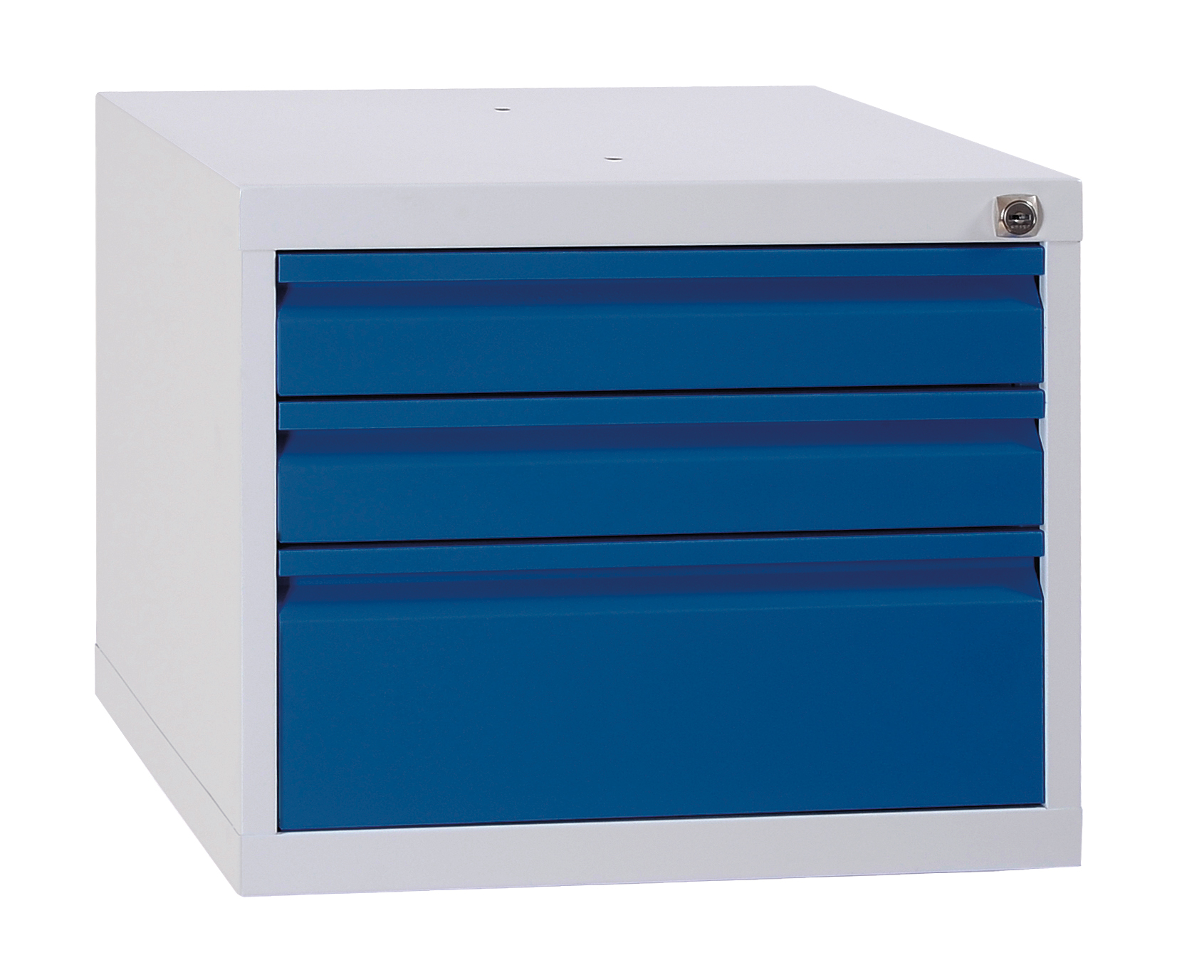 Schubladenmodul/ Unterbau - 2 + 1 Schublade - 380x460x550 mm (HxBxT)