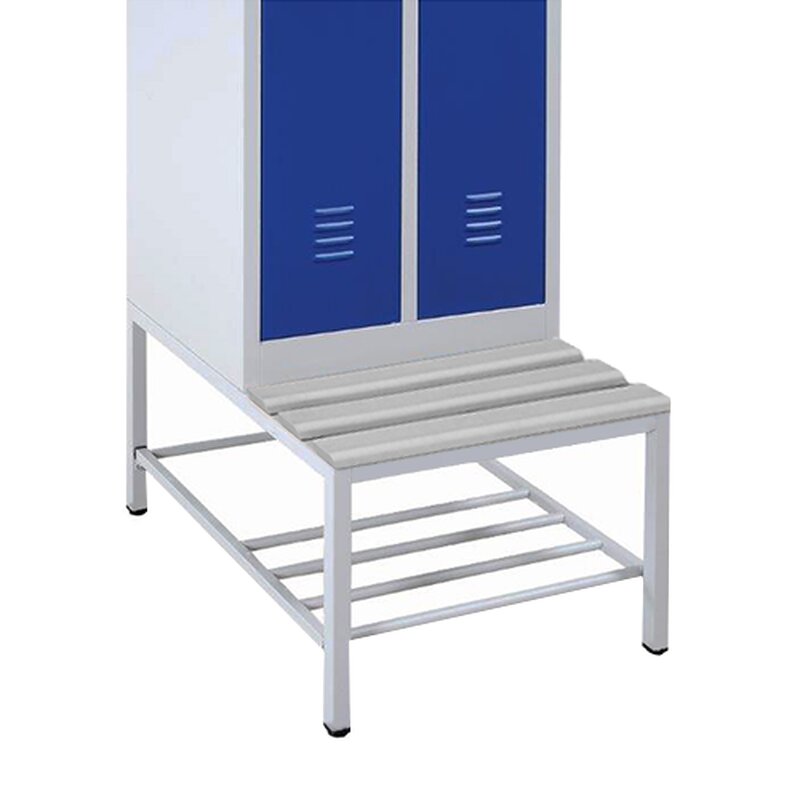 Sitzbankuntergestell mit PVC-Latten und Schuhrost - verschiedene Größen