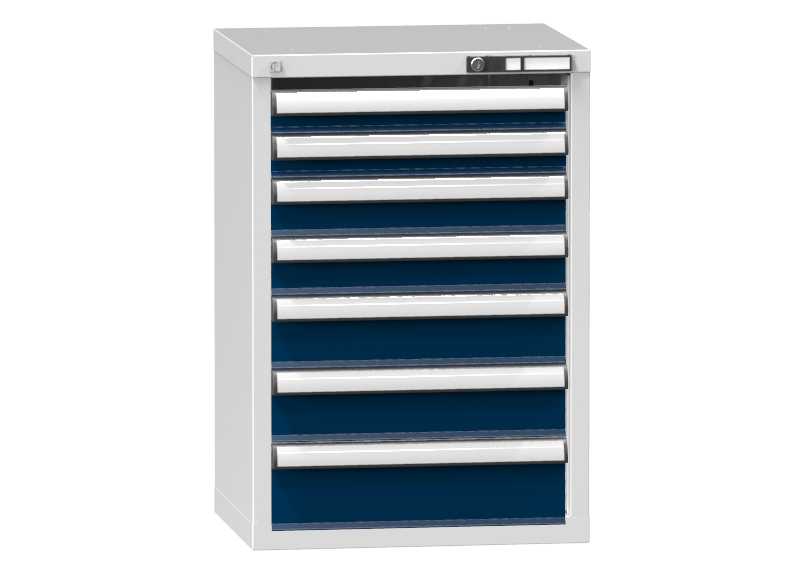 Schubladenschrank - Standcontainer  - 2+2+2+1 Schublade - 840x578x464 mm (HxBxT)