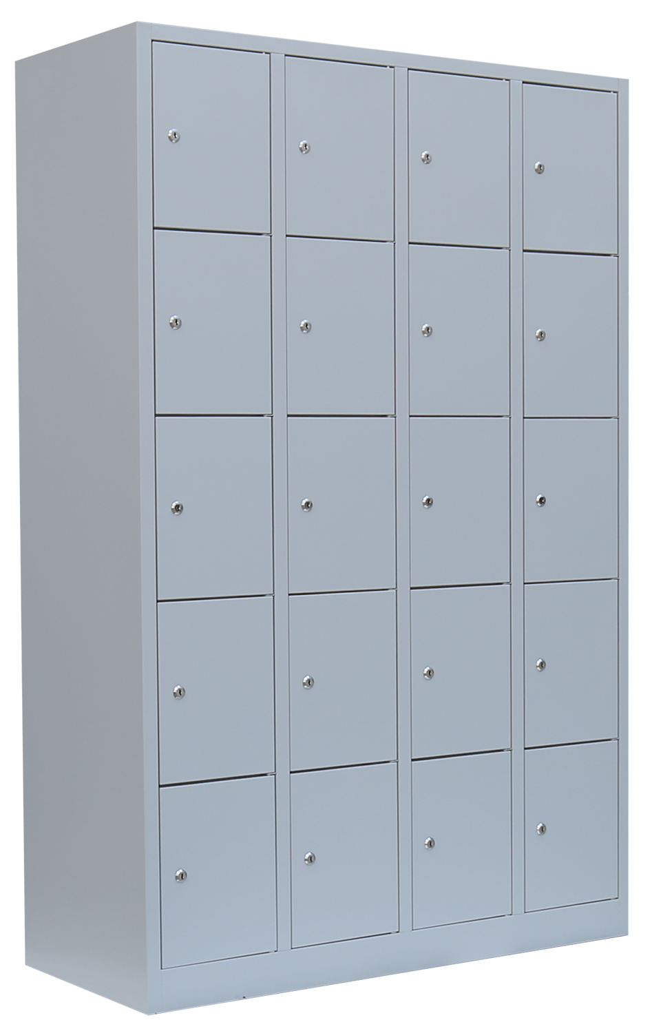 Schließfachschrank - 4 Abteile - 20 Fächer - 1800x1170x500 mm (HxBxT)