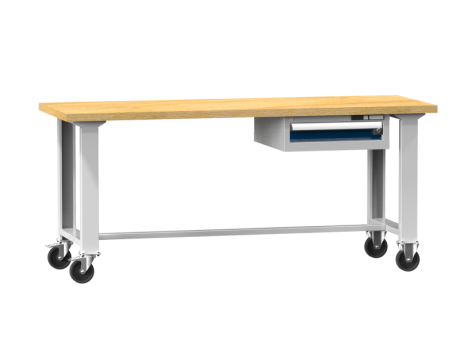 Mobile Werkbank MPS2 -  mit 4 Rollen und 1 Schublade