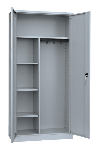 Spind, Mehrzweckschrank mit Flügeltüren - 1 Abteil - 1800x800x383 mm (HxBxT)