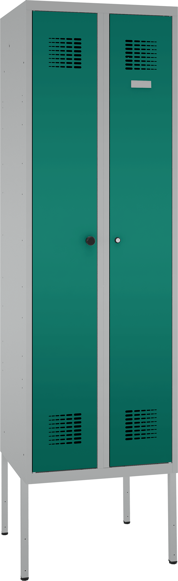 Doppelspind - 2 Abteile - Kleiderstange links/ rechts