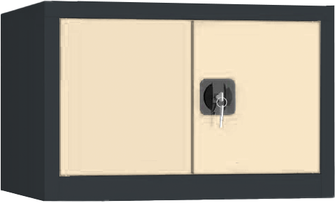 Aufsatzschrank mit Flügeltüren - 1 Fach