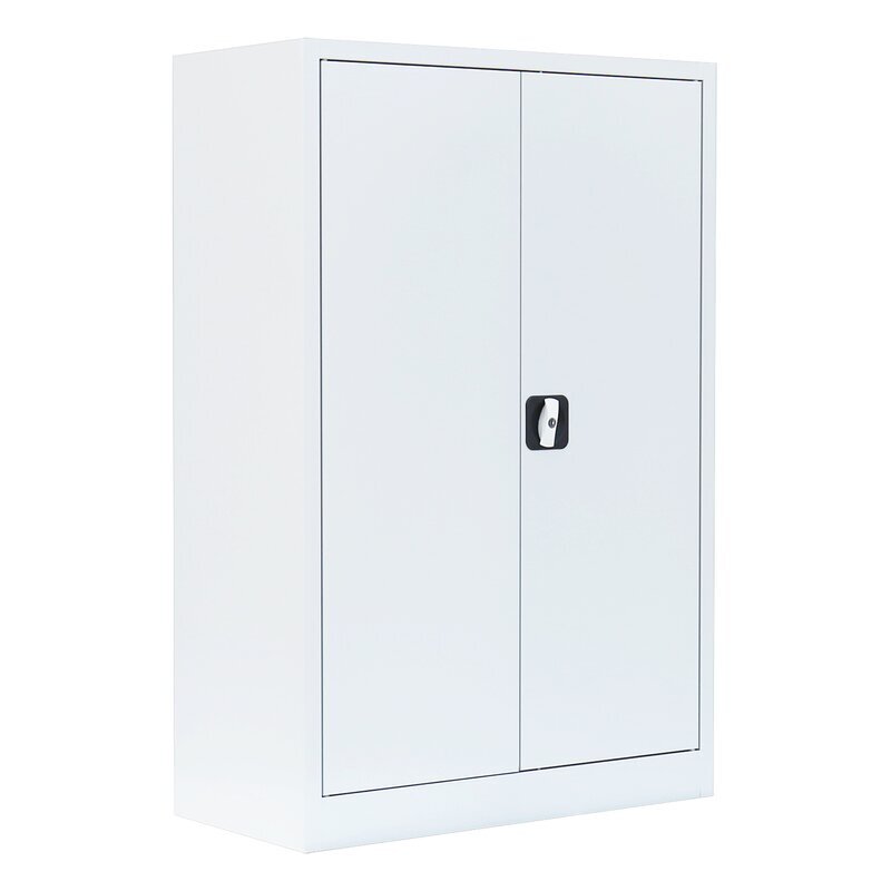 Büroschrank mit Flügeltüren - 2 Einlegeböden - 1200x925x422 mm (HxBxT)