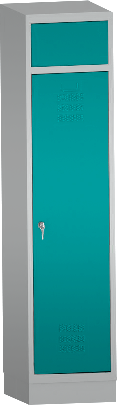 Wäschesammelschrank - 1 Abteil - mit Einwurfklappe - 1800x420x480 mm (HxBxT)