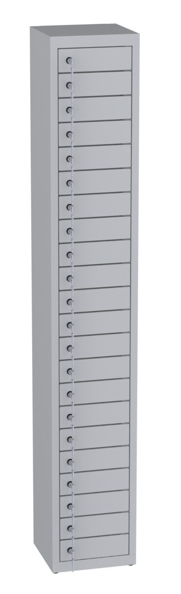 Wertfachschrank stehend - 1 Abteil - 22 Fächer - 1950x320x300 mm  (HxBxT)