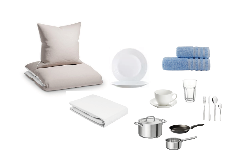 Hausrat Paket - 1 Person - Variante 1