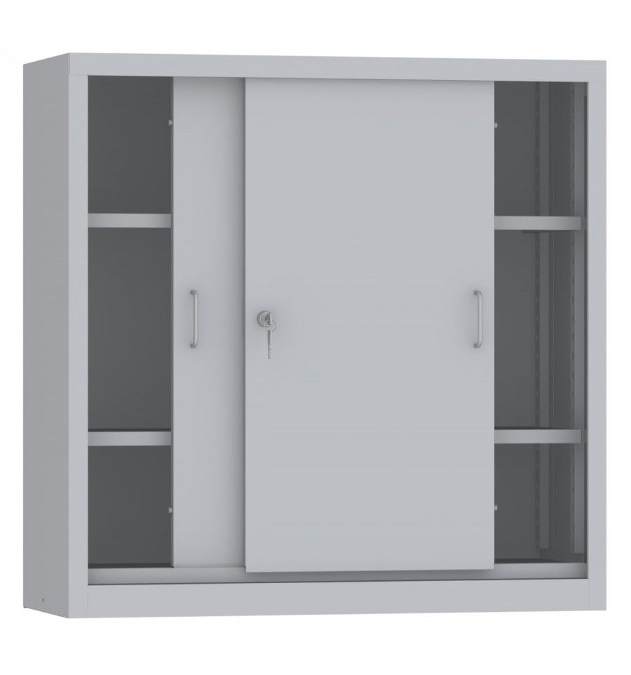 Schiebetürenschrank - 2 Einlegeböden - 1000x1200x600 mm  (HxBxT)
