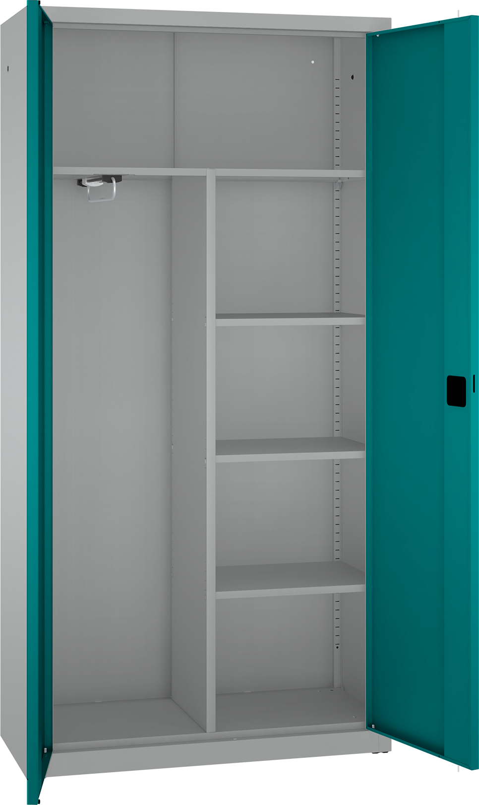 Büroschrank mit Flügeltüren - 4 Fächer