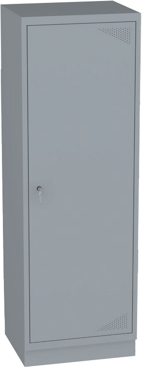 Spind, Geräte/Putzmittelschrank - 1 Abteil - 3 Fächer