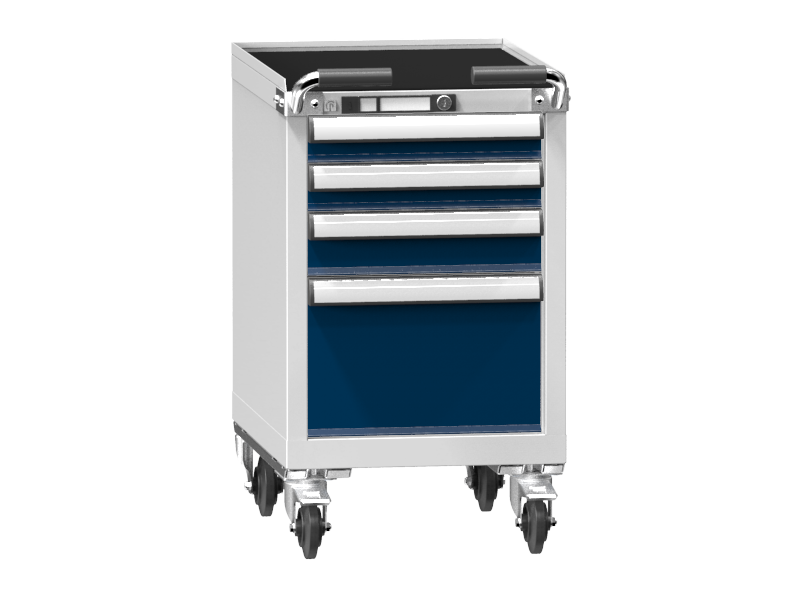 Mobile Container - Rollcontainer  - 2+1+1 Schublade- 785x442x600 mm (HxBxT)