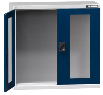 Flügeltürenschrank/ Werkzeugschrank SK1 - KORPUS mit Glastür - 1000x1044x625 mm (HxBxT)