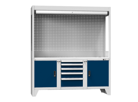 Prüfarbeitsplatz - MS - 2030x1800x600 mm (HxBxT)