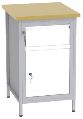 Bohrmaschinentisch - 1 Fach + 1 Schublade - 880x550x600 mm (HxBxT)