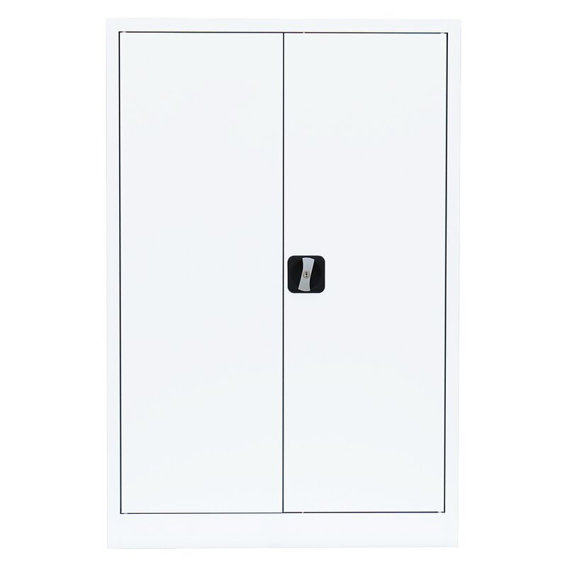 Büroschrank mit Flügeltüren - 2 Einlegeböden - 1200x925x422 mm (HxBxT)