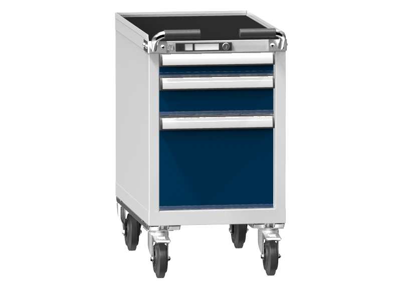 Mobile Container - Rollcontainer  - 1+1+1 Schublade - 810x442x753 mm (HxBxT)