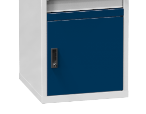 Tür mit Schwelle für MS- Prüfarbeitsplatz - Höhe: 450 + 50 Schwelle