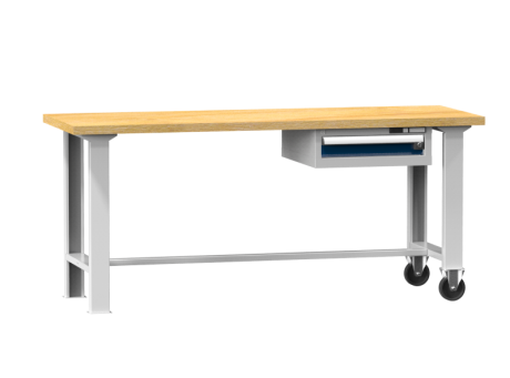 Mobile Werkbank MPS5 -  mit 2 Rollen und 1 Schublade