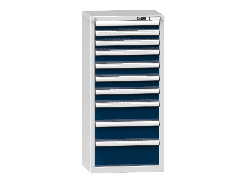 Schubladenschrank - Standcontainer  - 3+4+2+1Schublade - 1215x578x464 mm (HxBxT)