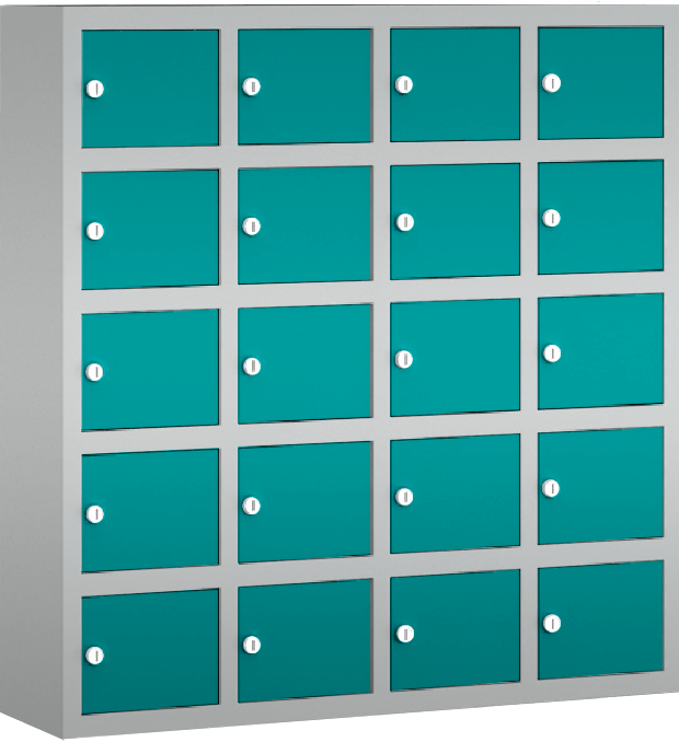 Handyladeschrank mini - stehend oder hängend - 4 Abteile - 20 Fächer - USB A+C oder 2x USB-C