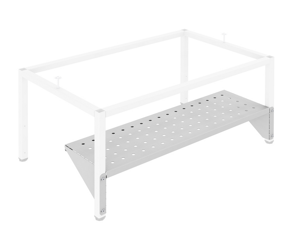 Schuhablage für Sitzbank / Untergestell - 300 mm