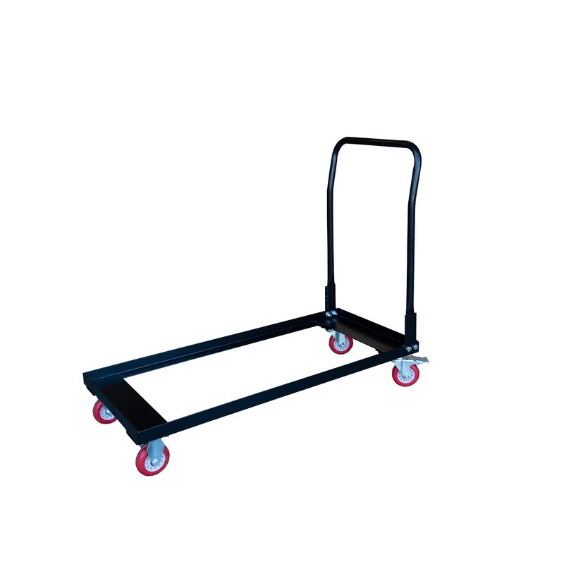 Transportwagen für Klappstühle - schwarz