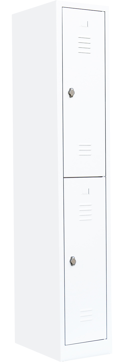 Garderobenschrank -1 Abteil -  2 Fächer - 1800x315x500 mm (HxBxT)