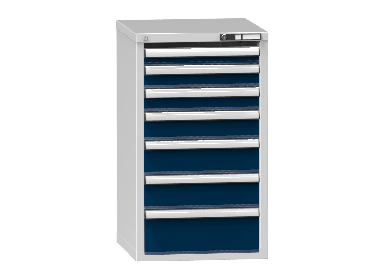 Schubladenschrank - Standcontainer  - 1+2+1+2+1 Schublade - 990x578x600 mm (HxBxT)