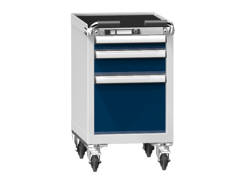 Mobile Container - Rollcontainer  - 1+1+1 Schublade- 785x442x600 mm (HxBxT)