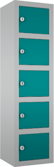 Handyladeschrank mini - stehend oder hängend - 1 Abteil - 5 Fächer - USB A+C oder 2x USB-C