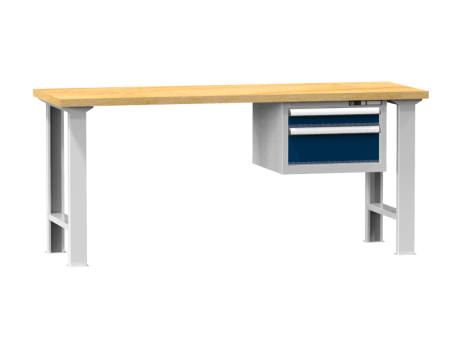 Arbeitstisch KOMBI 800 - 1 + 1  Schublade