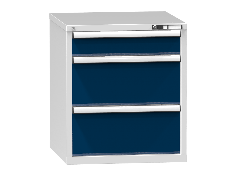 Schubladenschrank - Standcontainer  - 1+2 Schublade - 840x731x753 mm (HxBxT)