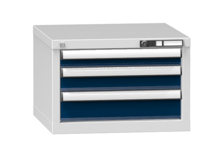 Schubladenschrank - Standcontainer - 1+1+1 Schublade - 390x578x600 mm (HxBxT)