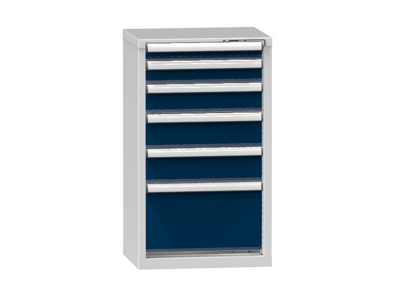 Schubladenschrank - Standcontainer  - 1+1+1+2+1 Schublade - 990x578x464 mm (HxBxT)