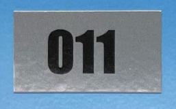 Nummerierung, Beschriftung - Klebeetiketten Rechteck