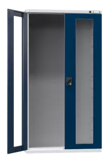 Flügeltürenschrank/ Werkzeugschrank SK1 - KORPUS mit Glastür - 1950x1044x625 mm (HxBxT)