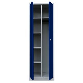 Spind, Mehrzweckspind mit Flügeltüren - 1 Abteil - 1800x500x500 mm (HxBxT)