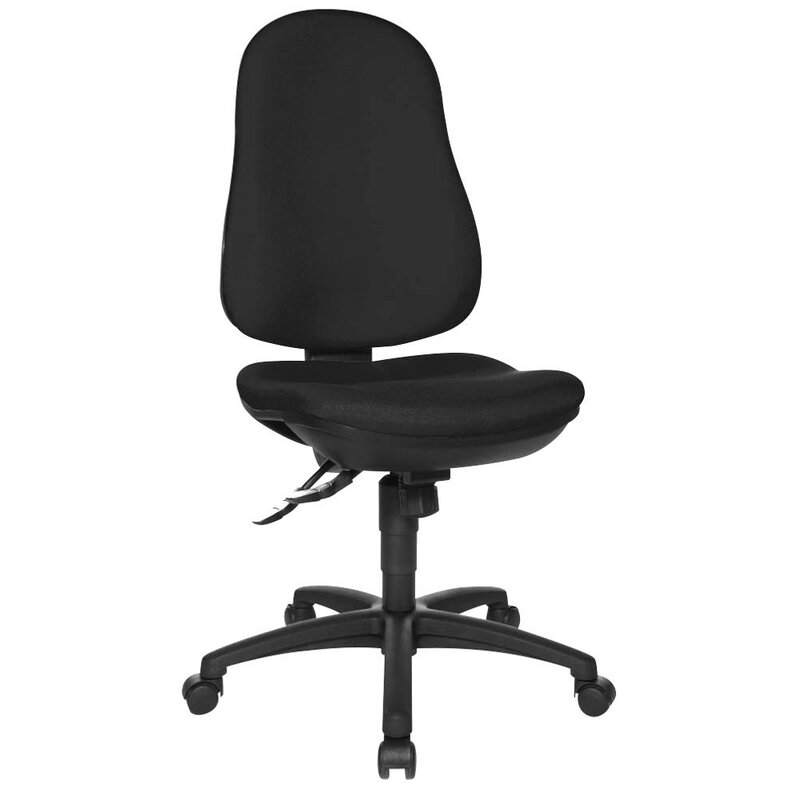 Bürodrehstuhl - gepolstert - Kunststofffußkreuz - GS zertifiziert