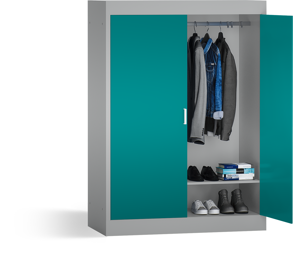 PREMIUM - Garderobenschrank für bis zu 12 Schüler - 1500x1075x500 mm (HxBxT)