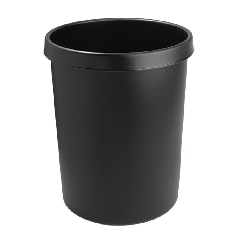 Papierkorb, Mülleimer - schwarz