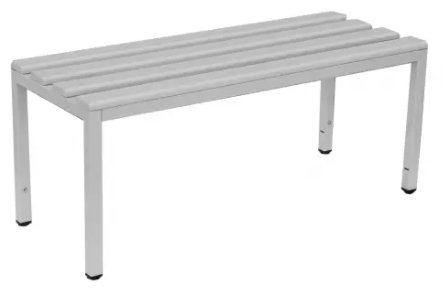 Sitzbank freistehend - ohne Schuhrost - Lichtgrau - verschiedene Größen