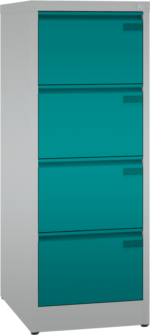 Hängeregister mit 4 Schubladen - A4 1292 x 482 x 633 mm (HxBxT)