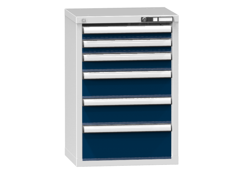 Schubladenschrank - Standcontainer  - 2+1+2+1 Schublade - 840x578x464 mm (HxBxT)