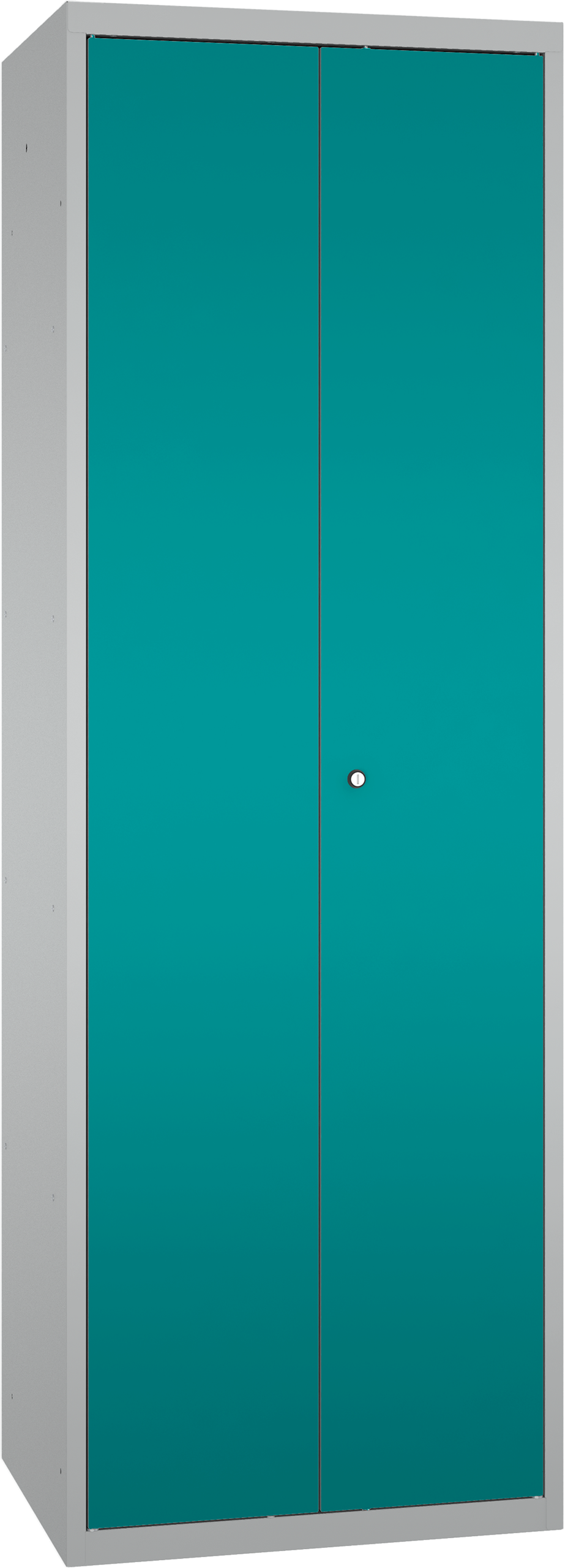 Geräteschrank/Putzmittelschrank - 2 Abteile - 2 Kleiderfächer