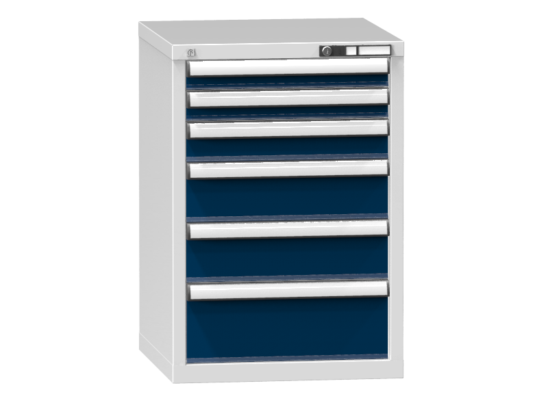 Schubladenschrank - Standcontainer  - 2+1+2+1 Schublade - 840x578x600 mm (HxBxT)